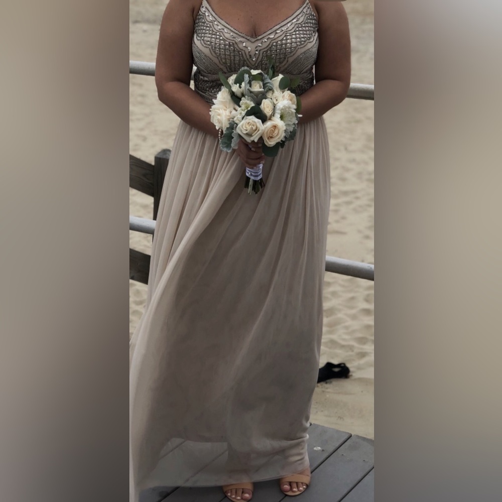 Adrianna Papell Gown | Champagne